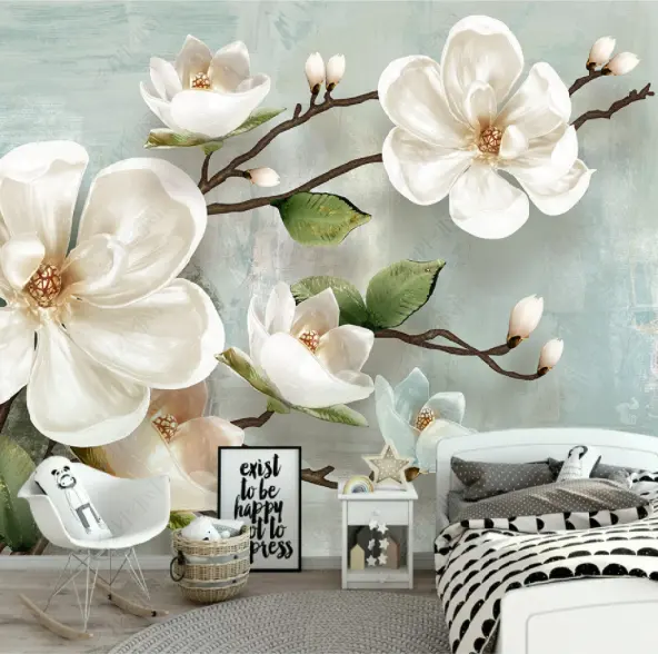 3D design wallpaper simple european-style luxurynon-woven wallpaper 3d wallpaper home decoration