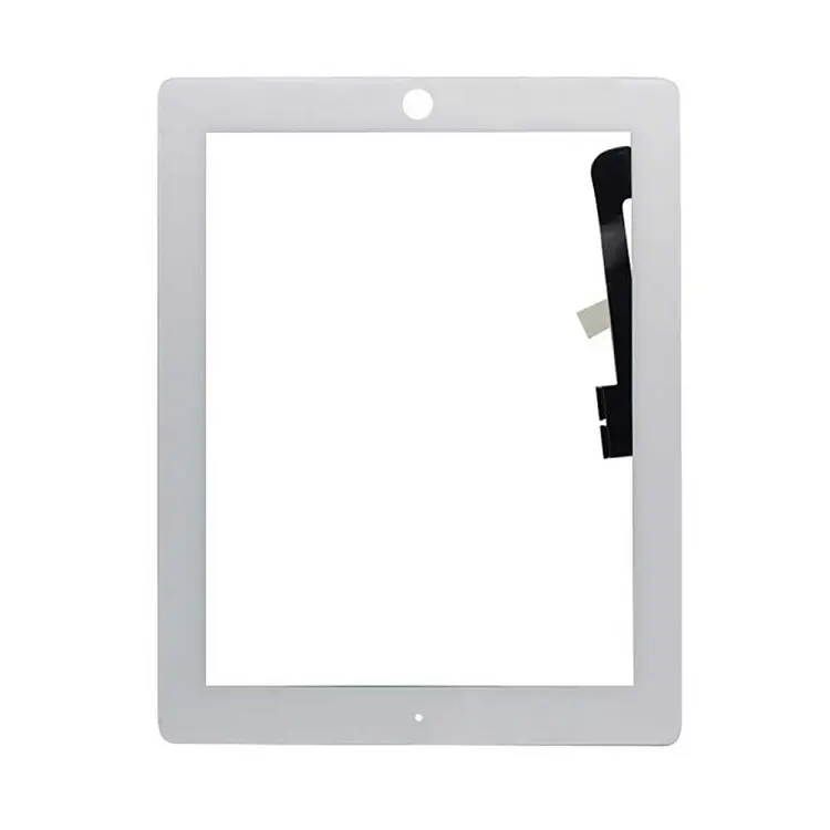 Prezzo di fabbrica Tablet Touch Sostituzione Dello Schermo LCD Frontale In Vetro con Tasto Home Per iPad 3 (2012) a1416 A1403 A1430 Bianco