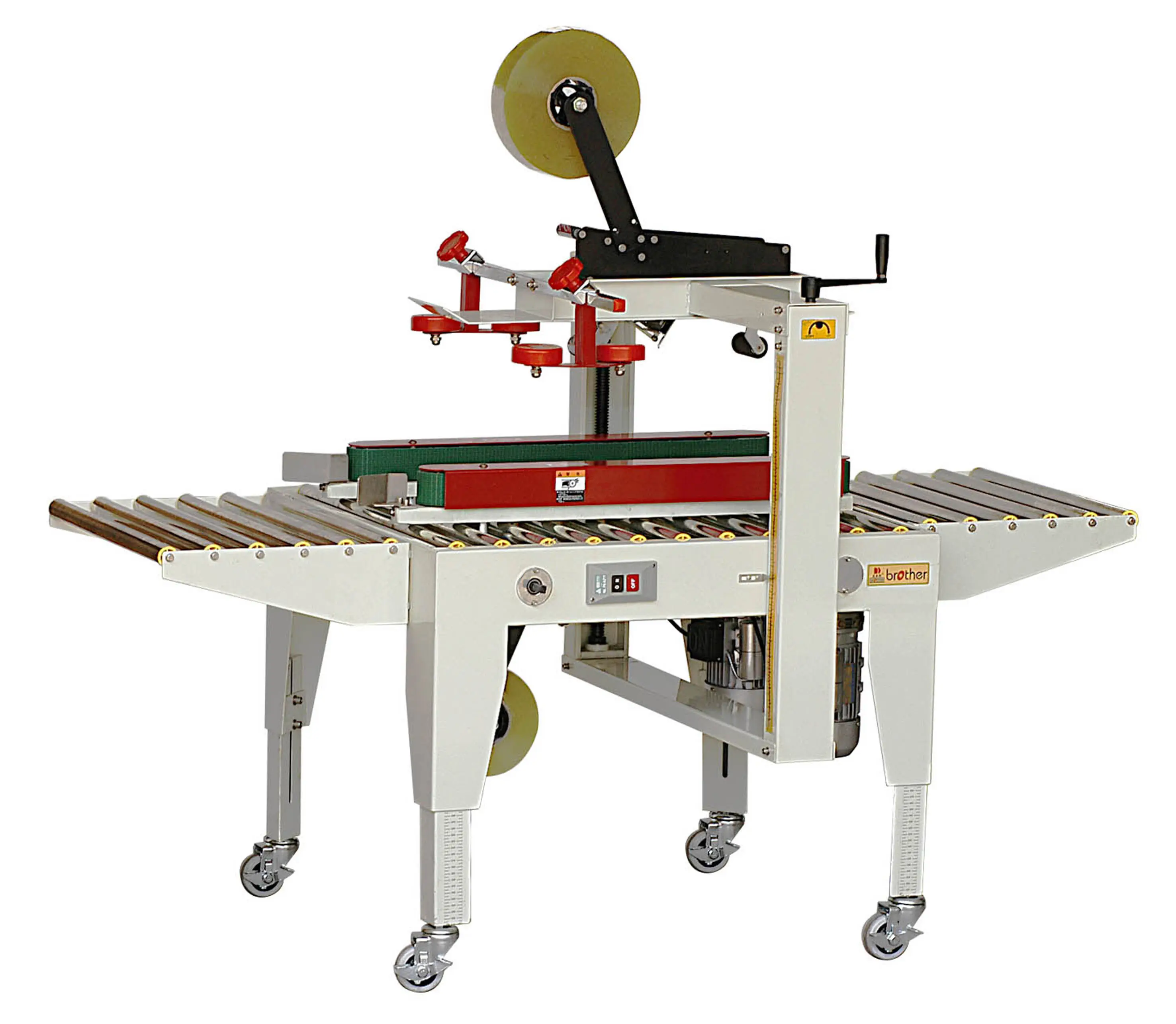 BROPACK FXJ5050I Beliebtesten Custom Semi-auto Klebeband Karton Sealer Karton Abdichtung Maschine, box sealer maschine