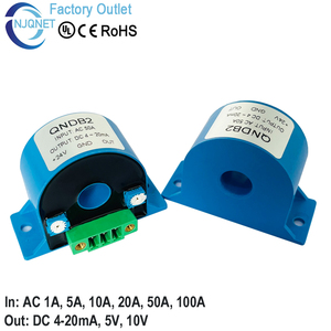 AC akım sensörü QNDB2 giriş 5A 10A 20A 50A 100 çıkış 4-20mA 10V 5V CT trafo akım verici Hall akım dönüştürücü - Product Image 2