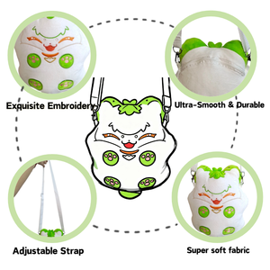 Tùy Chỉnh Sang Trọng Nhà Sản Xuất Tùy Chỉnh Phim Hoạt Hình Tùy Chỉnh Plushie Túi Sang Trọng Ba Lô Tùy Chỉnh Đồ Chơi Sang Trọng OEM Đồ Chơi Sang Trọng Ba Lô Với Dây Kéo - Product Image 2