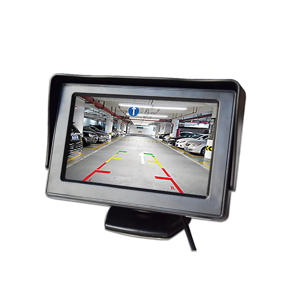 4.3 " 480x272 tft lcd screen 2 ch AV Input Car Rearview digital Mirror 4.3 Inch Monitor