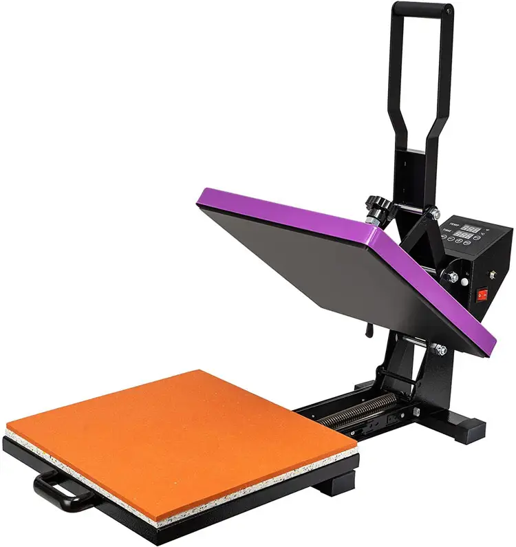 Heat Press Machine Com Controlador Digital Sublimação Transferência Máquina Industrial Casa DIY para T-Shirt Mouse Pad Canvas Bags