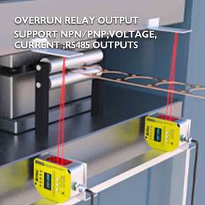 Iii protezione Rs485 interfaccia sensore Laser rosso rilevamento distanza rilevamento verticale inclinazione ad alta frequenza Laser misuratore sensore di distanza