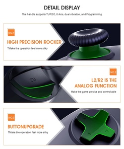 Controller mit Programmier funktion und Vibrations motor für Nintendo Switch PS3 PC/Android iOS 13