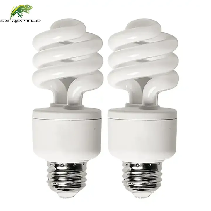 ShengXiang nouvelle fabrication uvb reptile spirale lampe uva et uvb uva uvb e27 reptile lampe pour Reptile