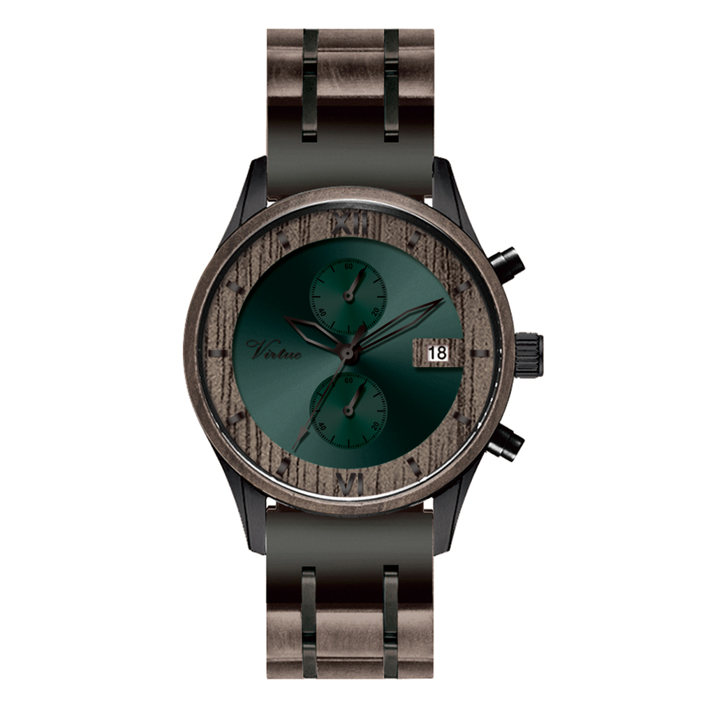 Vert-Noir Sandale