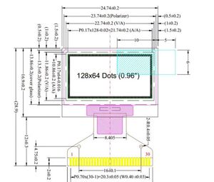 0.96 Inch OLED <strong>LCD</strong> 128x64 New SSD1315 TFT <strong>Display</strong> Module with Serial Parallel SPI/IIC <strong>Interface</strong>