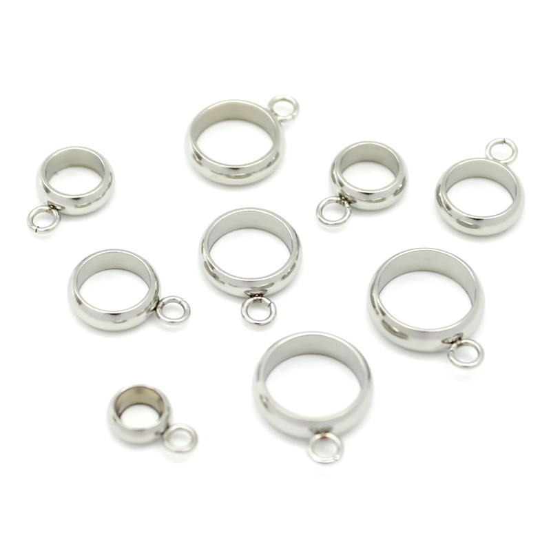 Steel-colored outer diameter, thickness, inner hole