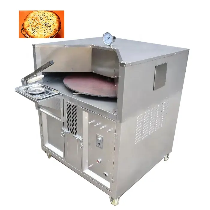 Mesin Oven Roti Tortilla Pembuat Makanan Na-chapati, Mesin Oven Roti Tortilla Tipis Semi Otomatis