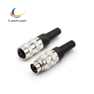 LECHUAN C091J09 Amphenol Binder 5P 6P 7P 8P 12P 16P 19P 24Pins IP67 su geçirmez sensör erkek tak M16 dairesel sinyal konnektörleri - Product Image 2