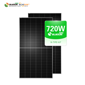 Bluesun Governmant программа солнечной панели 720 Вт моно двойной стеклянный модуль PV комплект солнечной панели для дома - Product Image 1