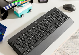 Logitech MK650 Wireless Blue-tooth Office <strong>Keyboard</strong> <strong>Computer</strong> Office Mac iPad <strong>Keyboard</strong> And Mouse Set Mk650 - Product Image 2