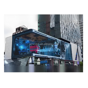 Pantalla de visualización de video LED de cartelera 3D de alto brillo para instalación fija al aire libre Alquiler impermeable para publicidad al aire libre