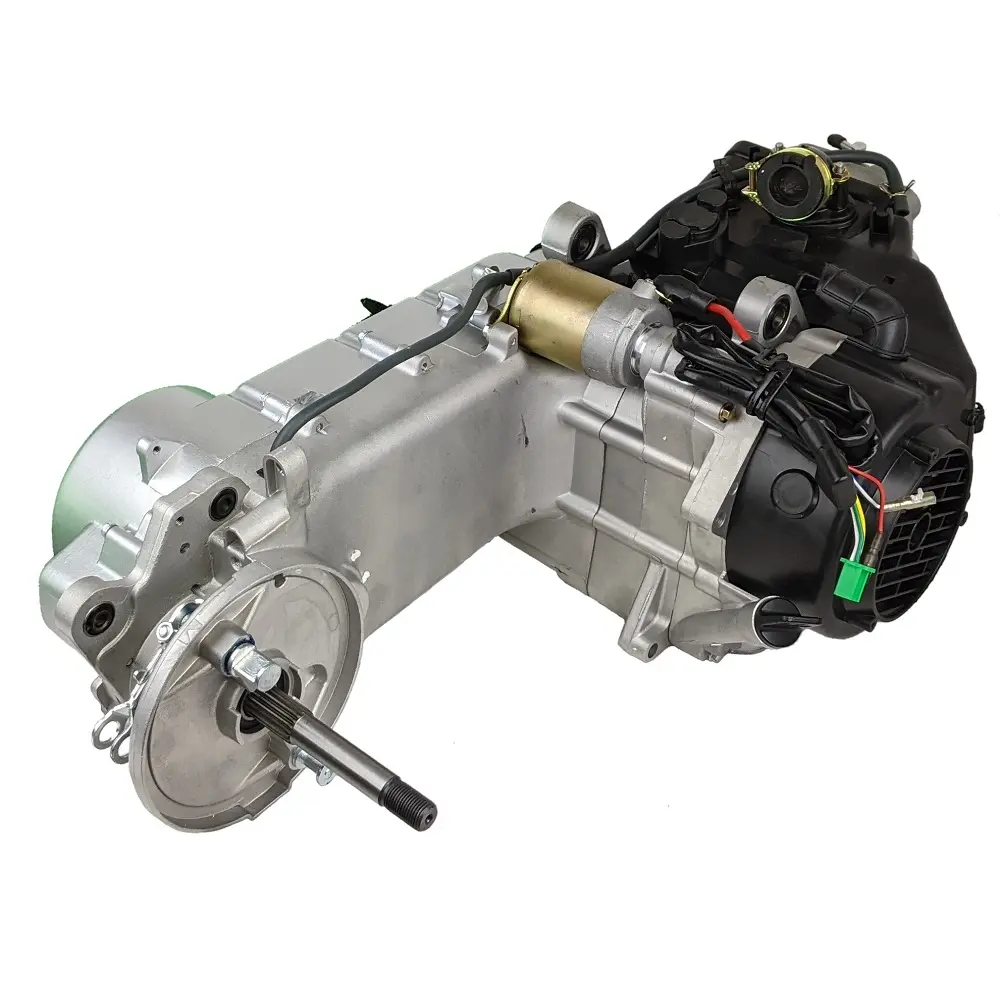 GY6-A Mesin Sepeda Motor 150cc Casing Panjang Skuter Silinder Tunggal Mesin Pendingin Udara