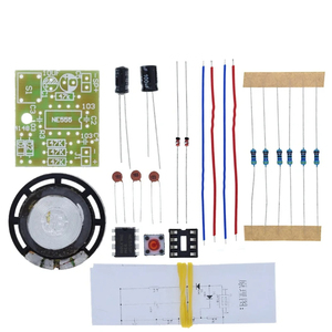 NE555 DIY elektronik modülleri kitleri Ding Dong kapı zili PCB kaynak laboratuvar paketi kapı zili kiti ev kullanımı için laboratuvar - Product Image 2