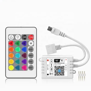 Controlador WiFi RGB infrarrojo de 24 teclas de alto rendimiento para tira de luz LED RGB - Product Image 1