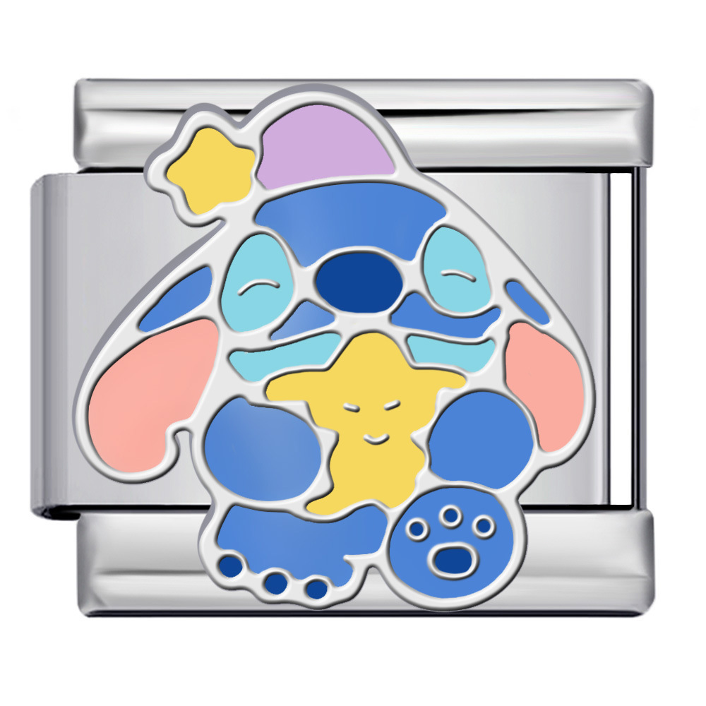4957-étoile de mer lutin potelé Argent