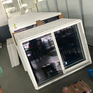 אטום לרעש אטום לרוח הוריקן זכוכית UPVC חלונות יחיד עם זיגוג כפול ויניל הזזה <span class=keywords><strong>PVC</strong></span> חלונות - Product Image 4