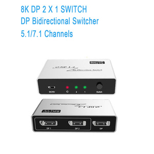 Original OEM Factory 8K Hdmi <strong>Switch</strong> 3X1 DP Hdmi <strong>Kvm</strong> <strong>Switch</strong> Hdmi <strong>2</strong>.<strong>1</strong> <strong>Switch</strong> 8K Bi-Directional Splitter <strong>2</strong> in <strong>1</strong> for 8K TV