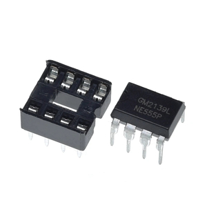 Chipguest Ne555 Ne555p Ic Chip oscillatore 555 e prese Dip 8 Pin - Product Image 2