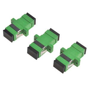 Stokta UPC çift çekirdekli çift Quad LC PC APC SM MM OM1 OM2 OM3 dubleks Fiber optik adaptör dubleks LC UPC FTTH ağ için - Product Image 3