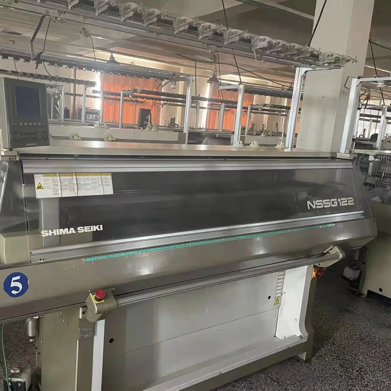 La aguja de tejer máquina de groz shima seiki NSSG122SV 14G MULTI 10G 12G 14G