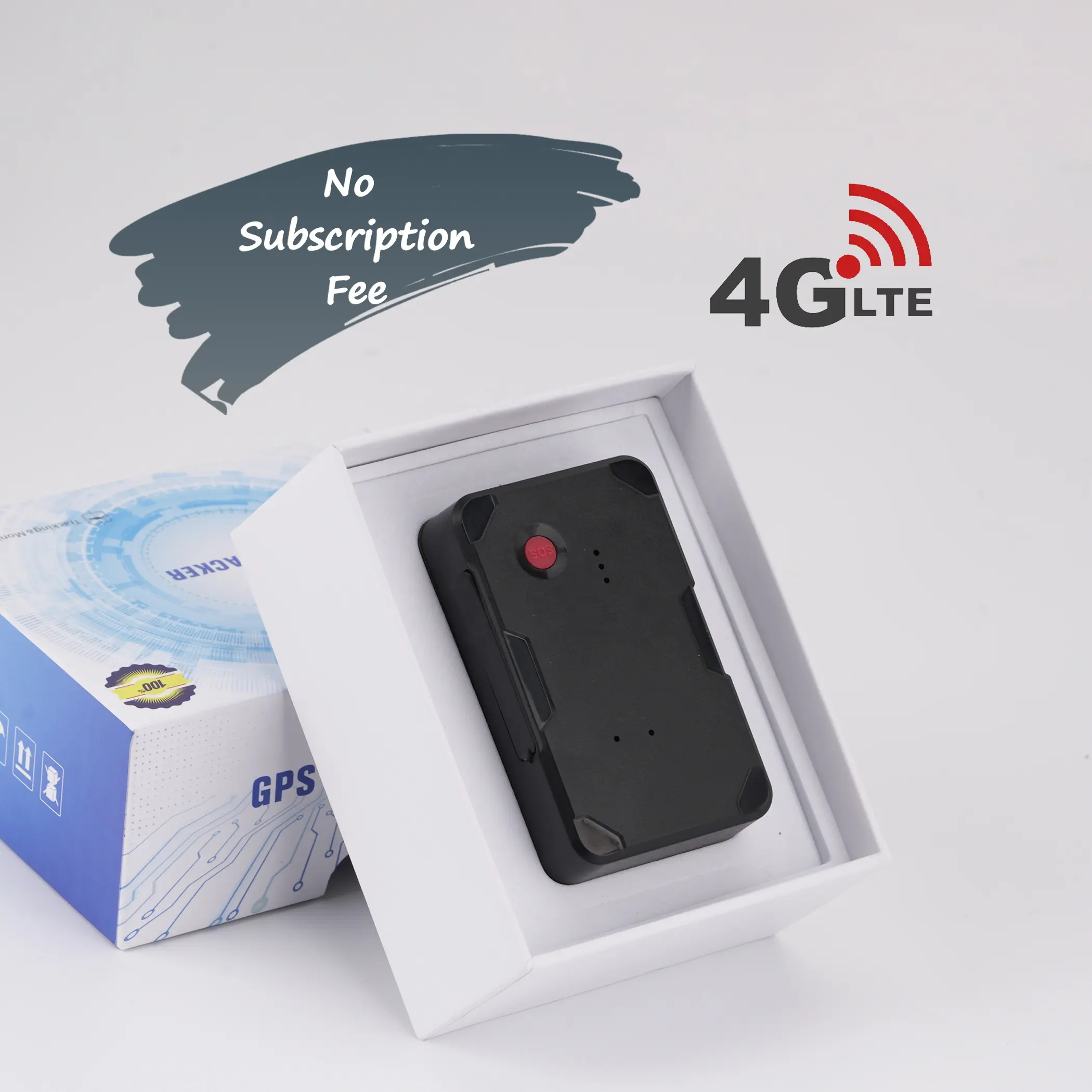 Универсальный 4G Магнитный W07C-SA GPS трекер 6000 мАч лучшая цена хороший продукт анти потерянный Gsm для 2G Поддержка Android IOS и PC View