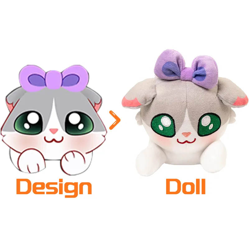 Plushie ตุ๊กตาสัตว์นุ่มนิ่ม,ตุ๊กตาของเล่นตุ๊กตาทำเองสำหรับเป็นของขวัญส่งเสริมการขาย