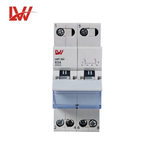 Geçiş anahtarı geçiş anahtarı Din ray çift güç modüler 2P63A - Product Image 1
