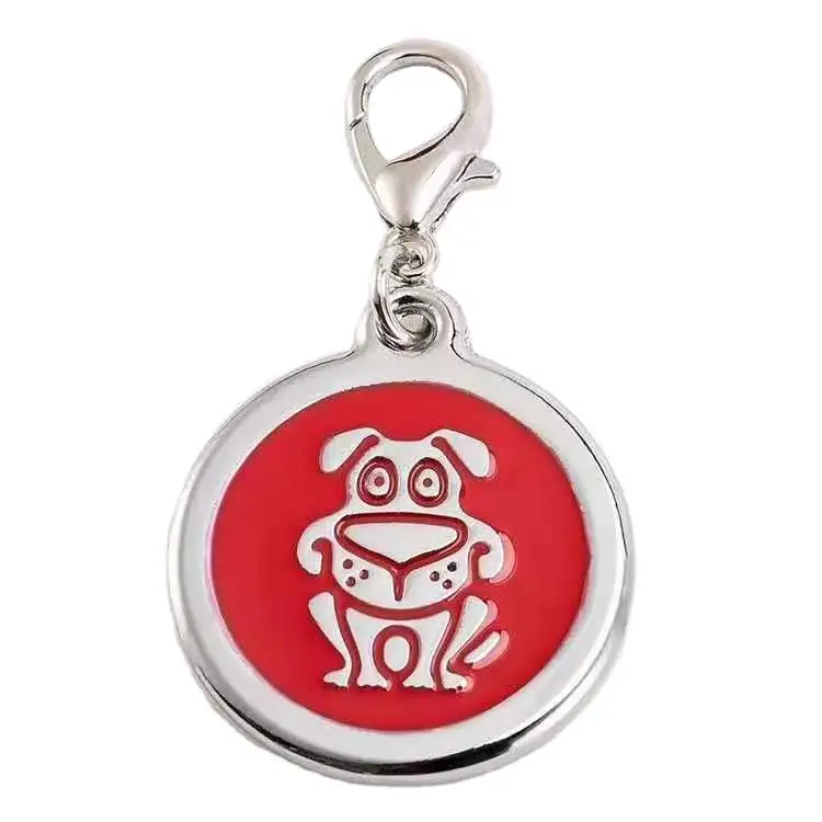 Baja Mini cinta untuk menyesuaikan olahraga Anda terukir kustom logo anjing tag logam