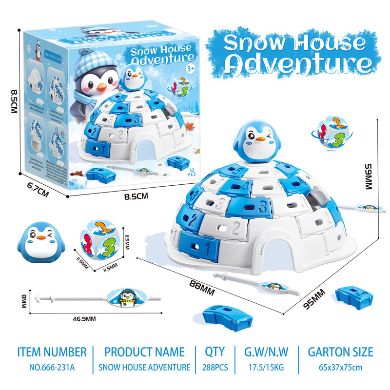666-231A Aventura en la nieve - Pingüino