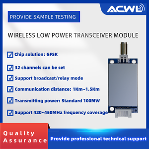 無線モジュールAC100IL GFSKデータ伝送通信モジュールTTL/485/232シリアルポートPLCトランシーバーモジュール - Product Image 2