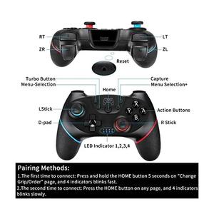 Wireless <strong>Controller</strong> Compatible for Nintendo Switch Adjustable Turbo with 6-Axis Vibration Gamepad for <strong>PC</strong>/NS Lite Console - Product Image 6