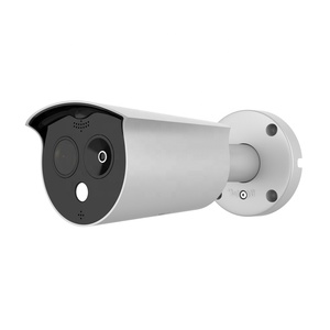 Cámara IP de fusión de imagen bi-espectro integrada, Imagen en imagen, Vista previa, detección de temperatura, cámara facial
