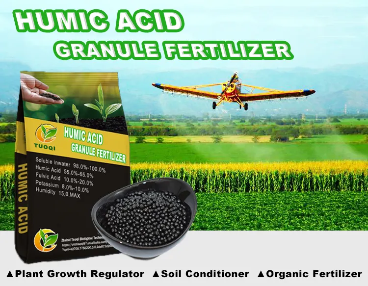 Toqi Factory Agricultural Fertilizer Wholesale Organic Npk Base Humic Acid Granular Fertilizer