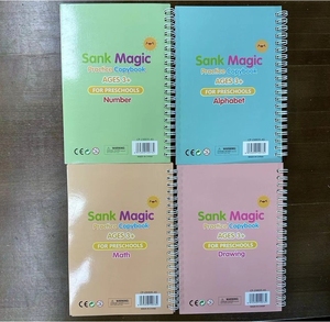 หนังสือภาษาอังกฤษ sank มหัศจรรย์หนังสือการศึกษาสำหรับเด็กฝึกปฏิบัติสมุดลอกแบบเรียนรู้บริการการพิมพ์