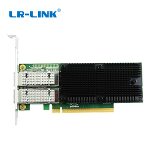 LR-LINK intel e810 מבוסס 4.0 x16 pcie 100gbps qsfp28 שרת רשת ethernet מתאם שרת 100g nics רשת פנימית חוטית