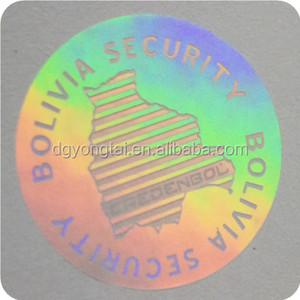 Etiqueta de holograma de código de seguridad, impresión con capa rasgada - Product Image 4