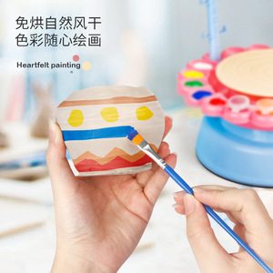 Children's Electric Pottery Machine Toy for DIY Hand-Painted Modelling <strong>Clay</strong> Machine - Product Image 5