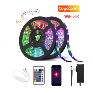 LEDEAST AV-FA100 muti-fonksiyonu 10m esnek Tuya Wifi akıllı cep telefonu kontrolü 16 milyon RGB renk değiştiren LED şerit işık - Product Image 3