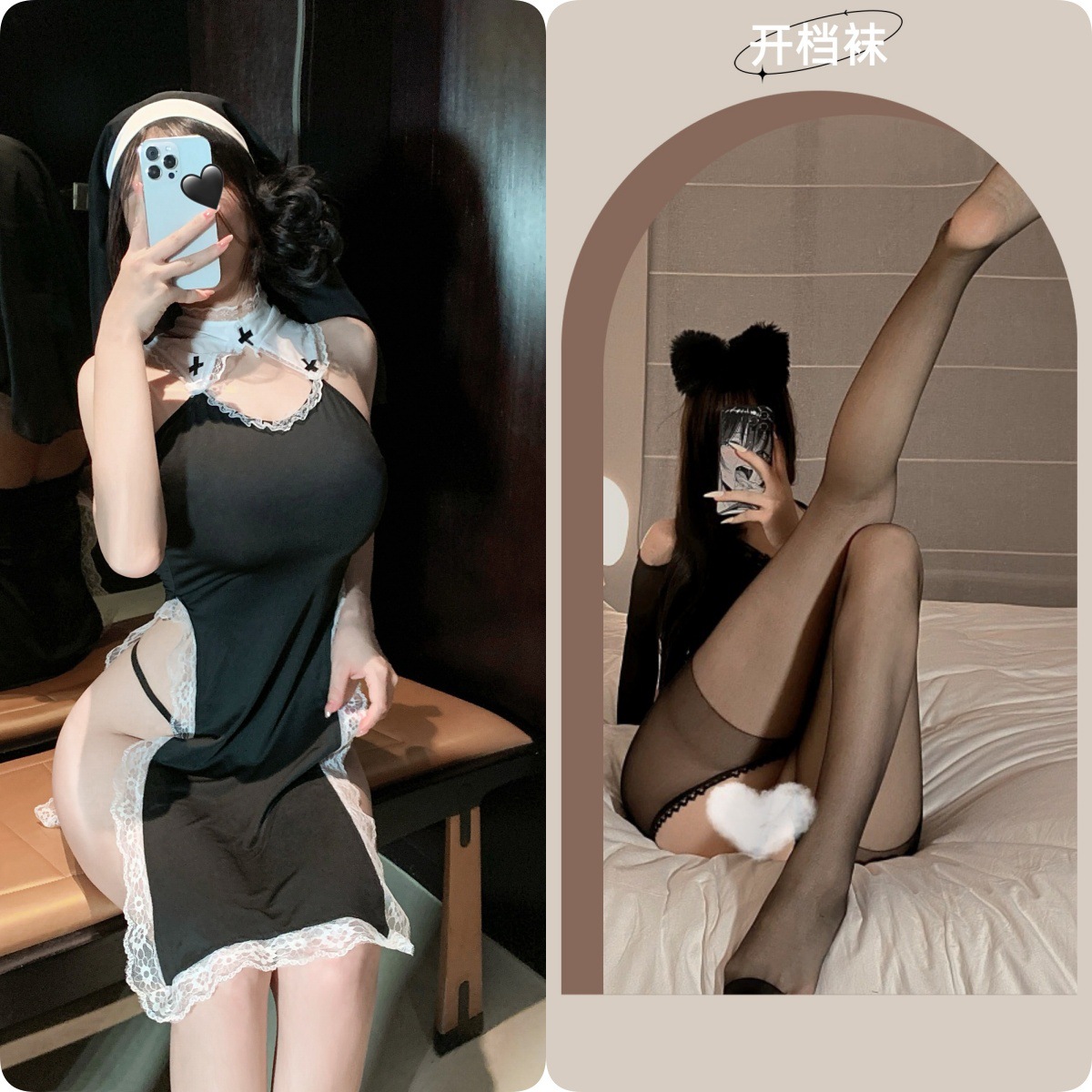 สีรูปภาพ + ถุงเท้าเปิดเป้าสีดำ