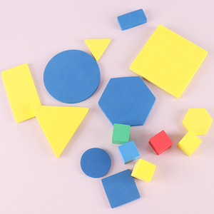 Bloques de construcción de espuma eva para niños, cubo educativo de alta densidad de diferentes colores, bloques de construcción de formas geométricas - Product Image 4