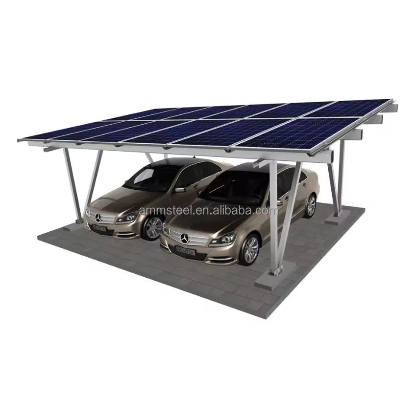 AS Wohnanwendung hochwertiges Aluminium-Solarpanel Carport