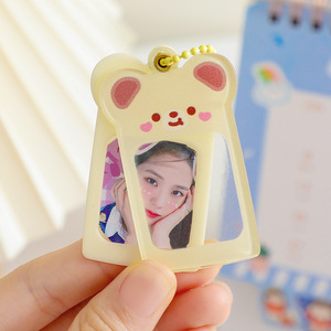 Khung ảnh mini kỹ thuật số, móc khóa, giá đỡ album ảnh thẻ bài Kpop acrylic tùy chỉnh dễ thương kiểu Kawaii - Product Image 5