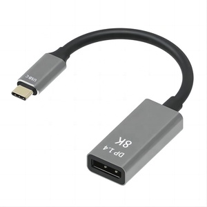 Adapter Male to Female Type C USB C USB-C to Displayport DP 8K 1.4 Converter Adapter Cable 8K 60Hz