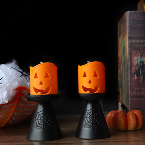 Joylit Hot Bán Halloween bí ngô đèn lồng trang trí LED nến đèn Halloween Đảng đạo cụ - Product Image 3