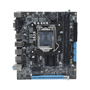 Scheda madre H110 per Gaming PC DDR4 singolo canale SATA MATX tipo con LGA 1155 Socket grafica integrata ATX Form Factor - Product Image 1