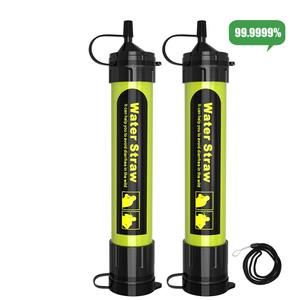 Veilig outdoor waterzuiveraar, Persoonlijke water <span class=keywords><strong>filter</strong></span> stro verwijderen 99.9999% cysten, deeltjes, sedimenten - Product Image 4