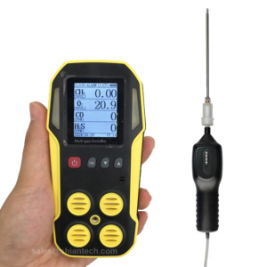4 Gas detektor Handheld Multi Gas detektor UEG O2 CO H2S mit bleifreiem Sauerstoffs ensor Multi Gas Monitor - Product Image 1